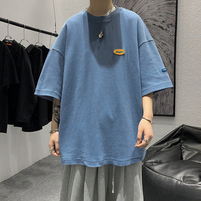 T-shirt Men's Loose Fashion Brand Round Neck