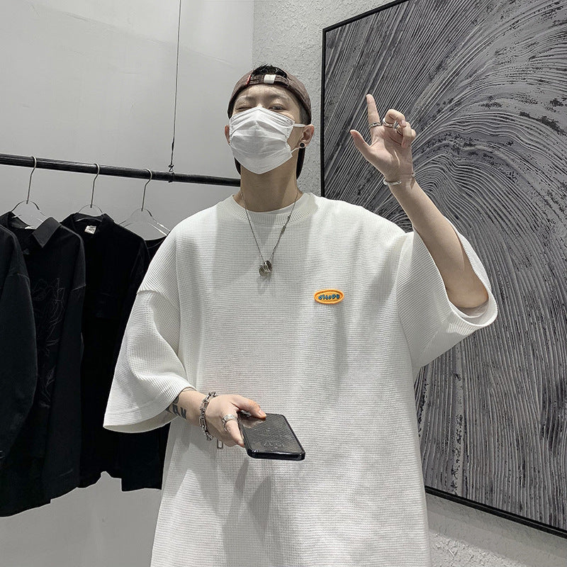 T-shirt Men's Loose Fashion Brand Round Neck