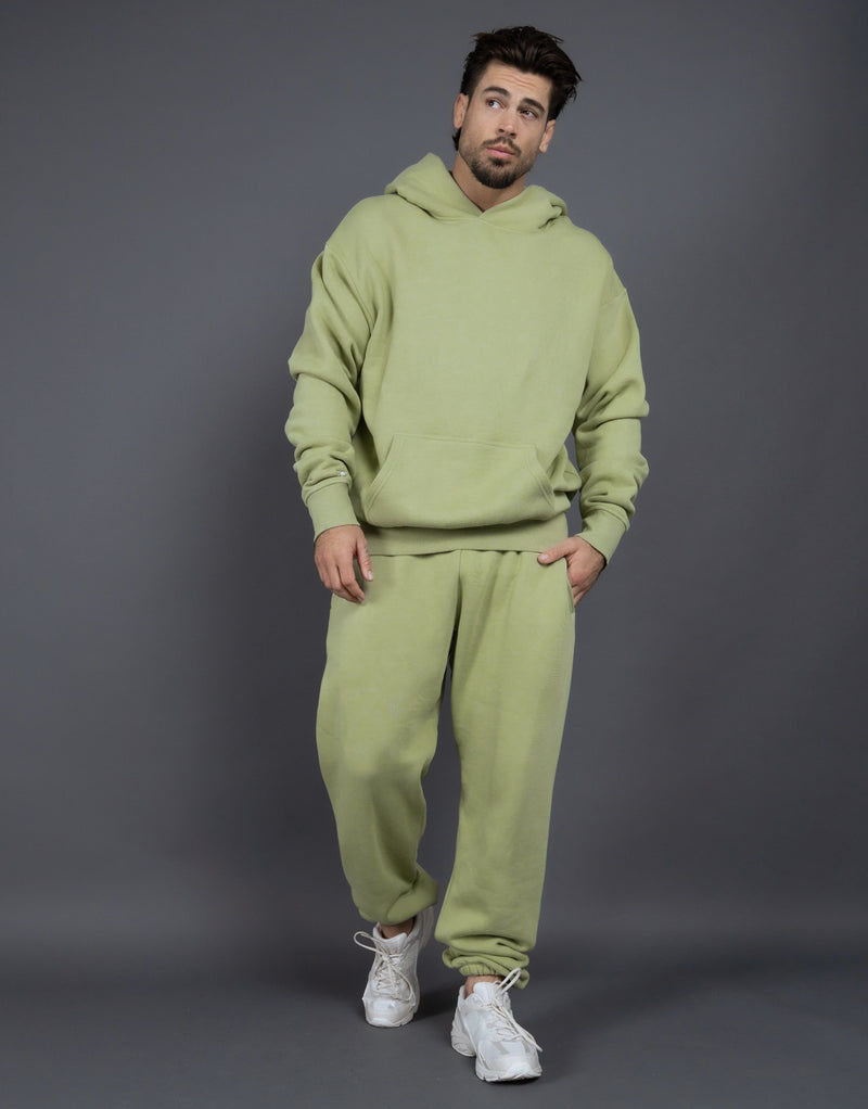 Men's Casual Loose Solid Color Hooded Sweatshirt T-shirt
