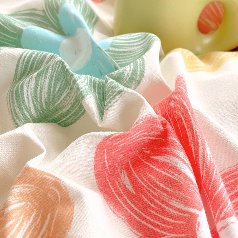 3 Piece Spring Floral Duvet Cover Set
