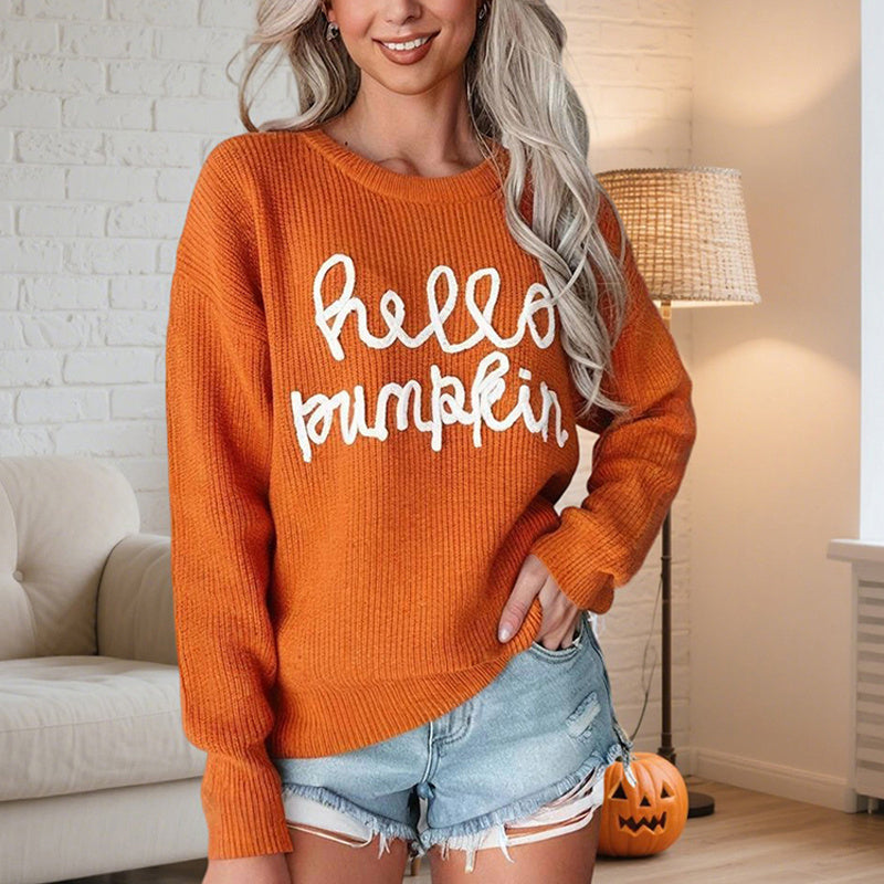 Women's Casual Round Neck Long Sleeve