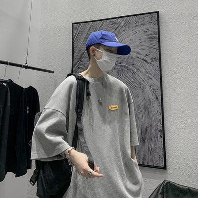 T-shirt Men's Loose Fashion Brand Round Neck