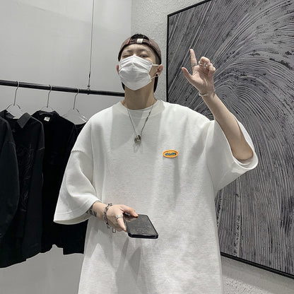 T-shirt Men's Loose Fashion Brand Round Neck