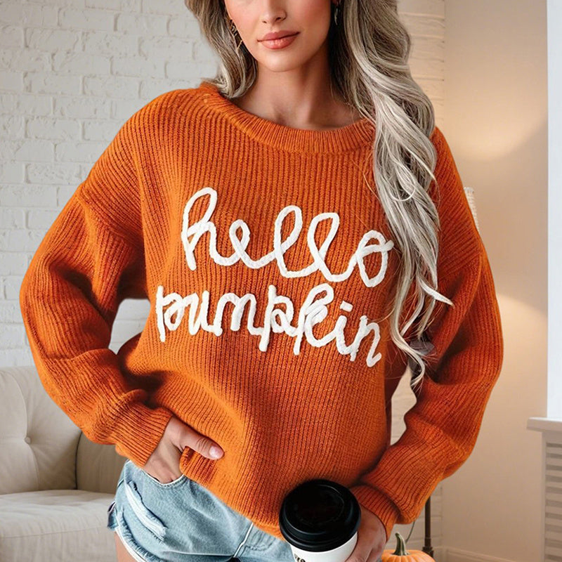 Women's Casual Round Neck Long Sleeve