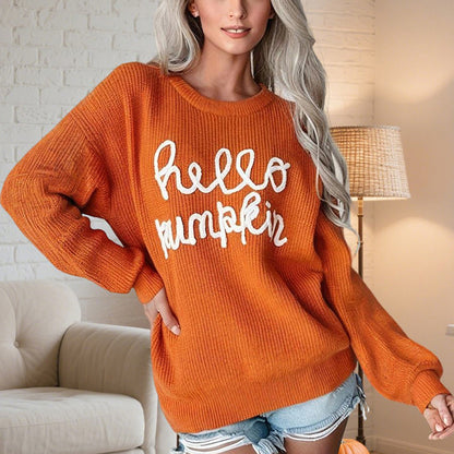 Women's Casual Round Neck Long Sleeve