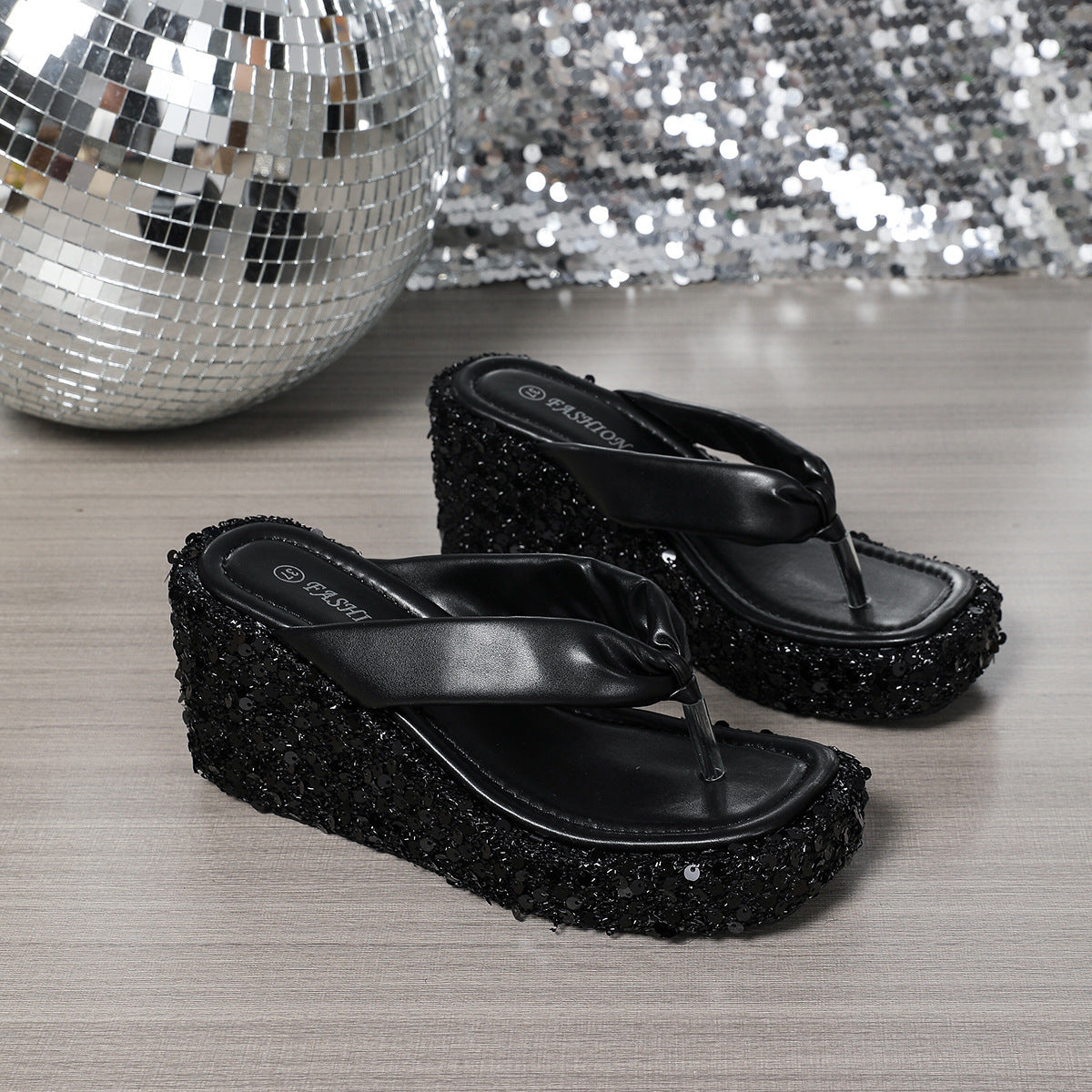High Heels Wedge Sandals