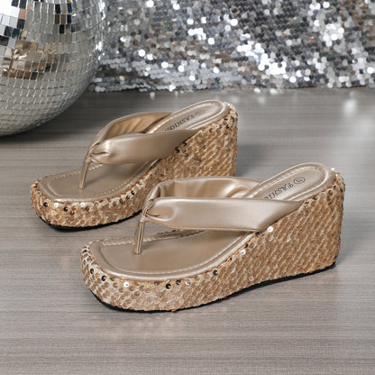 High Heels Wedge Sandals