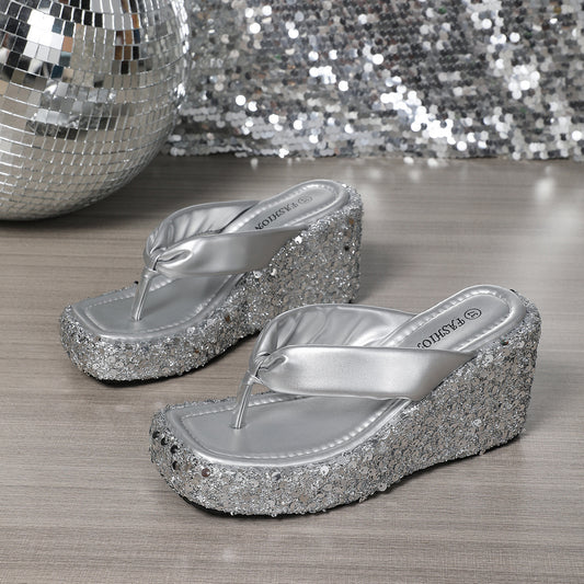 High Heels Wedge Sandals