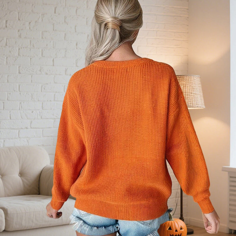 Women's Casual Round Neck Long Sleeve