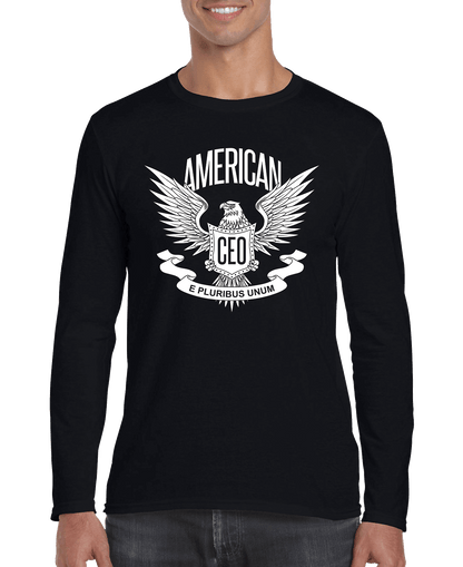 Men's American CEO Patriotic Eagle Long Sleeve Shirt