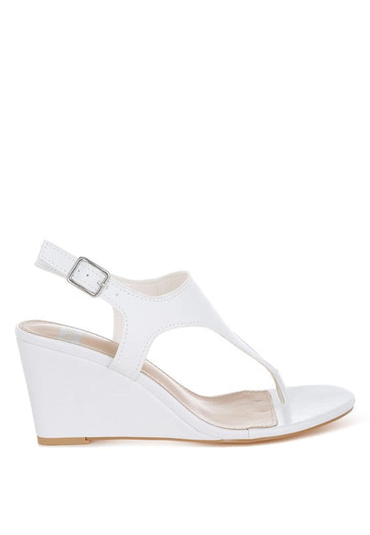 Wami Real Leather Wedge Heel Sandals