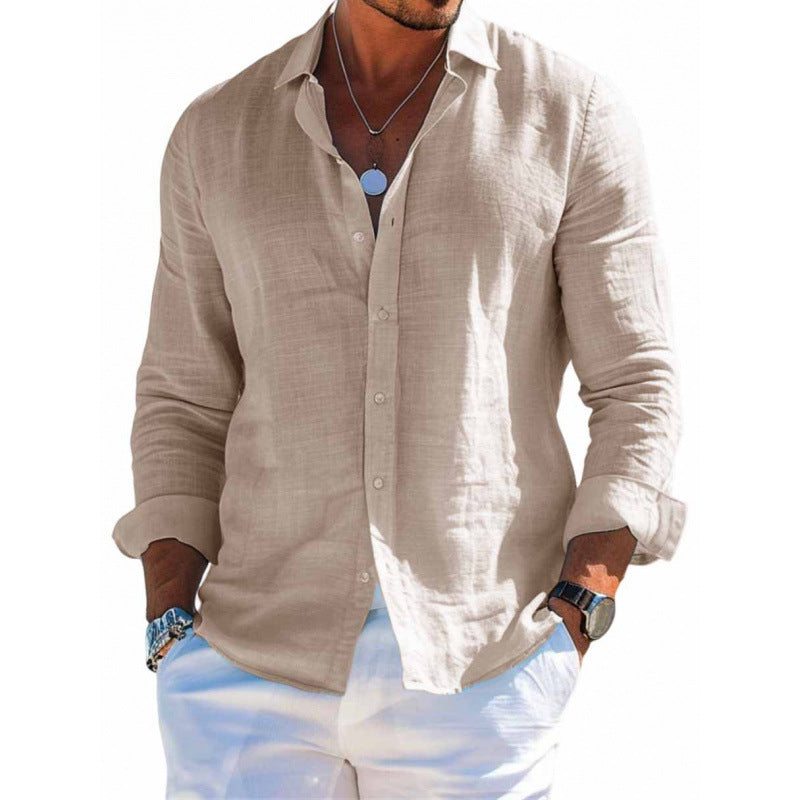 Men's Long Sleeve Shirt Casual Loose